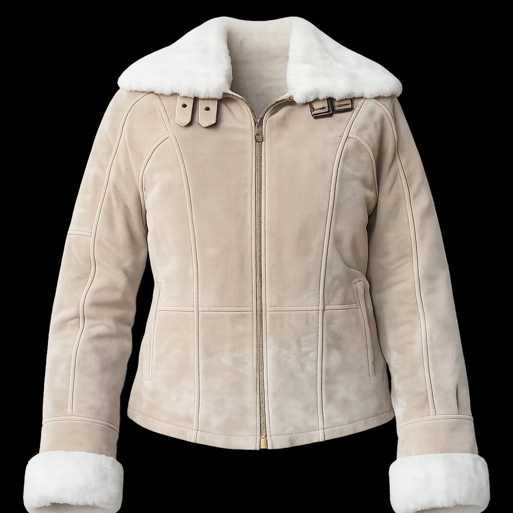 Wilson's Suede Leather Bomber Jacket- Size Med